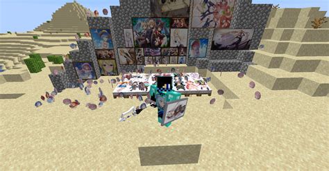 Anime GUI, Bed, and Texture Pack